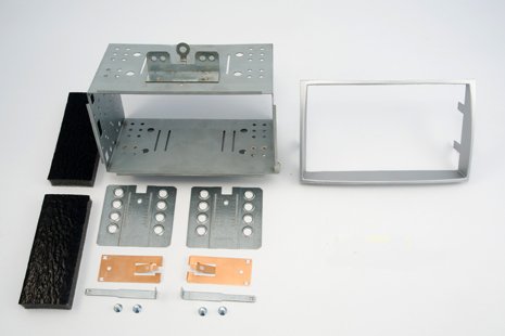 2DIN redukce pro Hyundai i20 03/2009-2012 stříbrný (10842ram)