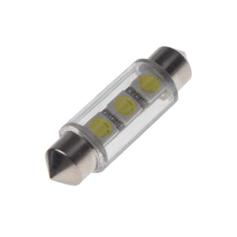 LED sufit (39mm) bílá, 12V, 3LED/3SMD (95232) 2 ks