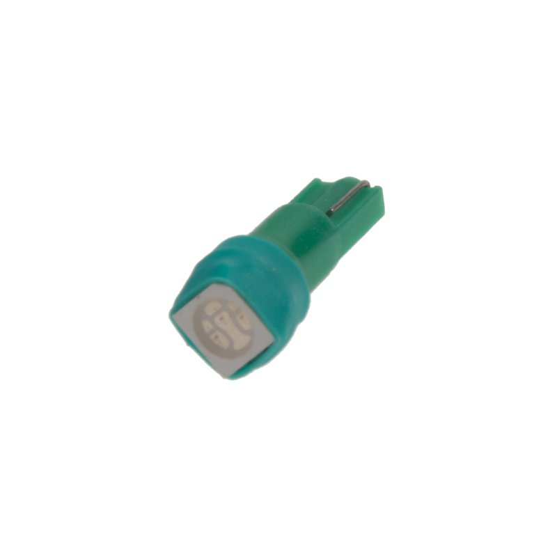 LED T5 zelená, 12V, 1LED/3SMD (95181gre) 2 ks