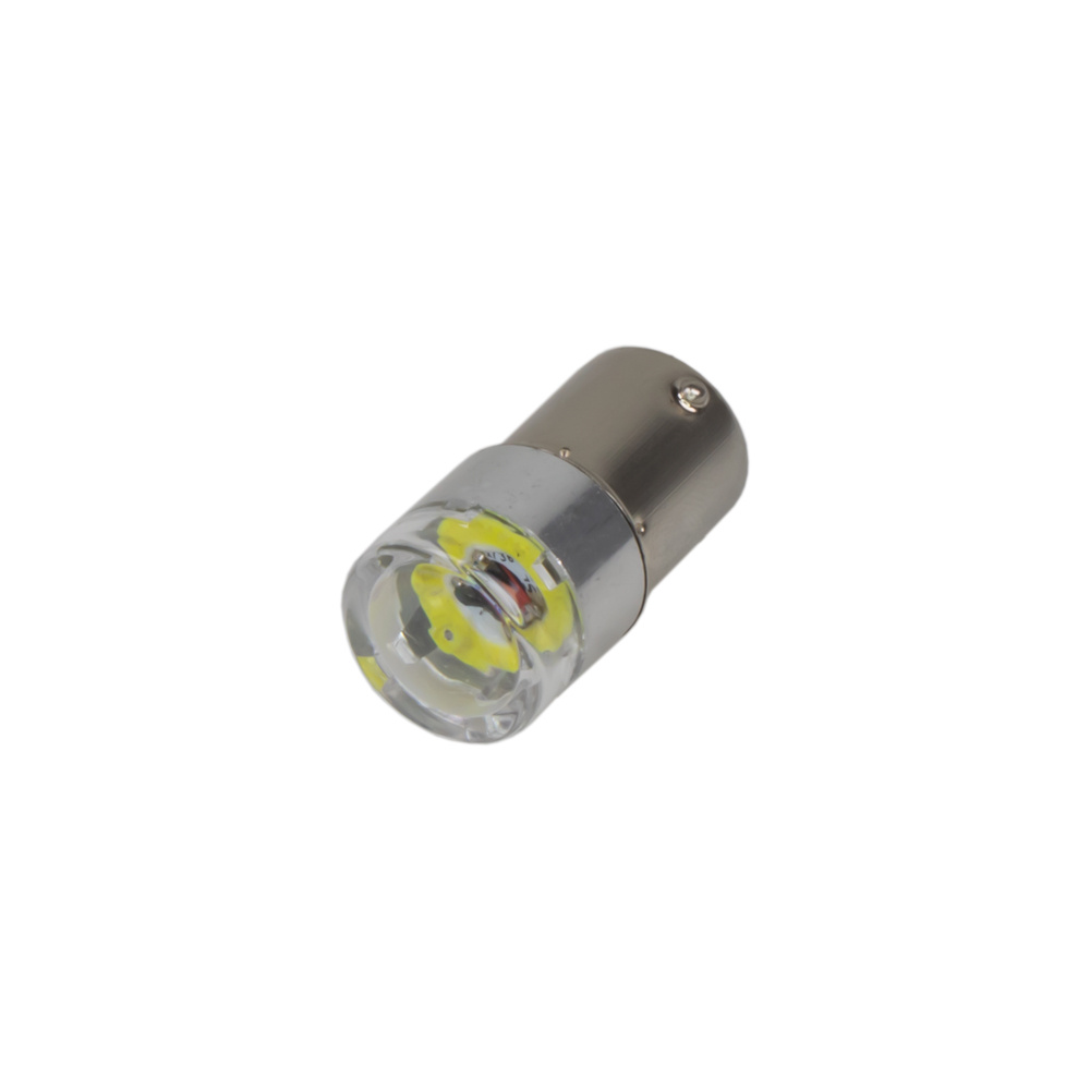 LED žárovka 12V s paticí BA15S bílá, COB LED (95129)