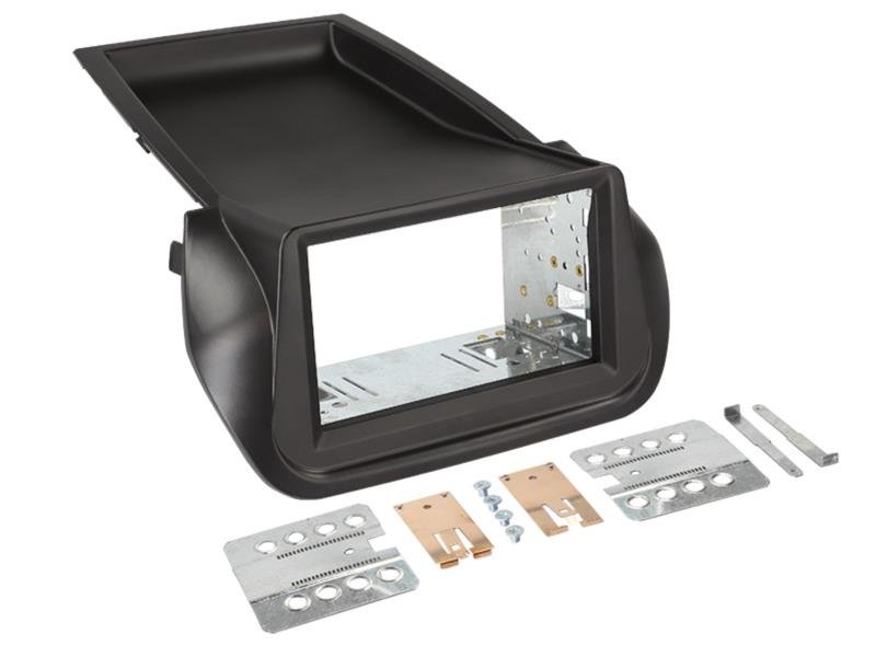 2DIN redukce pro Citroën Nemo, Fiat Qubo, Fiorino, Peugeot Bipper 2008- (10893ram)