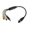 Kabel video 4pin samice / RCA + DC (SVkab4pin)