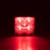 Výstražné LED světlo vnější, červené, 12/24V (kf717red)