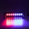 PREDATOR LED vnitřní, 8x3W, 12-24V, červeno-modrý, 233mm (kf750-2blre)