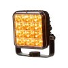 PREDATOR vonkajší, 10-30V, 12x2W SMD LED, oranžový, 74x74x38mm, ECE R65 (kf224)