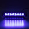 PREDATOR LED vnitn, 8x3W, 12-24V, modr, 240mm (kf750-2blu)