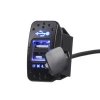 2x USB zásuvka Rocker 12/24V, 4,2A (34560)
