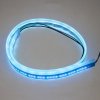 nE LED silikonový extra plochý pásek ledově modrý 12 V, 60 cm (LFT60slimiceblu)