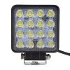 LED svtlo hranat, 16x3W, 107x107x60mm, ECE R10/R23 (wl-806R23)