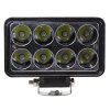 LED svetlo obdĺžnikové, 8x3W, ECE R10 150 x 90 mm (wl-832)