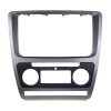 2DIN redukce pro Škoda Octavia 2009-2013 s Clima šedý (11119a)