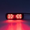 PROFI LED výstražné světlo 12-24V 11,5W červené ECE R65 114x44mm (911-E31red)