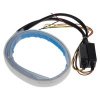 x LED psek, dynamick blinkry oranov / pozin svtla bl, 45 cm (96UN01-2)