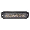 x PROFI SLIM vstran LED svtlo vnj, oranov, 12-24V, ECE R65 (CH-06)