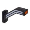 Pozin LED (tykadlo) gumov lev - erveno/blo/oranov, 12-24V,ECE (trl190L)