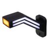 Pozin LED (tykadlo) gumov prav - erveno/blo/oranov, 12-24V,ECE (trl191R)