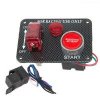 Panel s 1x spínačem, kontrolkou + tlačítko START, 12V (47165)