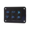 Panel s 3x spínači Rocker 12/24V (47156)