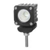 LED svtlo mini tvercov, 1x10W, 36x36mm, rozptlen paprsek, ECE R10 (wl-453F)