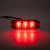 PROFI SLIM vstran LED svtlo vnj, erven, 12-24V, ECE R10 (CH-073red)