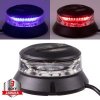 CARCLEVER Robustní modro-červený LED maják, černý hliník, 36W, ECE R10 (wl401fixdualBR)