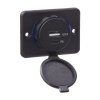 USB QC3.0 + USB-C zásuvka 12/24V, montáž na povrch (34661)