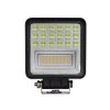 LED světlo hranaté bílé/oranžové, 42x3W, ECE R10 (wl-831wo)
