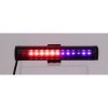 Gumové výstražné LED světlo vnější, modro-červené, 12V, 150mm (kf016-15br)