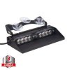 PREDATOR LED vnitřní, 8x LED 3W, 12/24V, oranžový, ECE R10 (kf734)