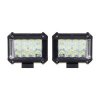 LED svtla obdlnkov bl/oranov, 19W, 19xLED, ECE R10, 2ks (wl-445wo)