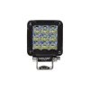 CARCLEVER LED světlo mini čtvercové, 9x1,3W, 50,8x50,8mm, ECE R10 (wl-415)