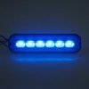 PREDATOR 6x4W LED, 12-24V, modrý, ECE R65 (br006B)