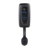 2x USB QC3.0 + USB-C zásuvka 12/24V, montáž na povrch (34712)