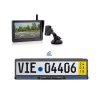 SET bezdrtov digitln kamerov systm s kamerou v SPZ se solrnm napjenm a monitorem 5 (cw3-spzcam50) NOVINKA