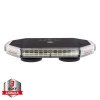 CARCLEVER LED rampa 280mm, oranžovo bílá, magnet 10-30V, ECE R65 (sre9-280AWM)
