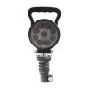 LED světlo kulaté, bílé/oranžové, 9x3W/9x1W, ø114mm, na hrot, ECE R10 (wl-728woh)