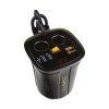 Dvojitá CL zásuvka s 3x USB+voltmetrem do držáku nápojů (34511R)