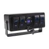 Panel s 4x spínačmi Rocker, voltmeter + 2x USB zásuvka, 12/24V (47176)